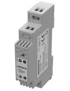 Alimentation DIN 1 module 230V AC - 24V DC - 18W - 0,75A Sewosy ADD2418