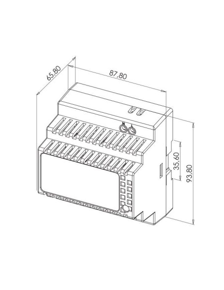 Alimentation sur rail DIN chargeur 230V AC - 12V DC Sewosy ADD1260C