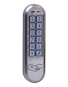 Lecteur de proximité étroit avec clavier de programmation 12-24V AC-DC - 125 kHz Sewosy KRN1000