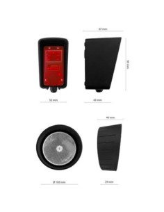 Photocellule avec réflecteur 12-30V avec protection miroir 2