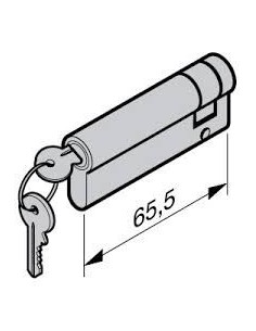 Demi-cylindré profilé 65 mm Hörmann 3045692