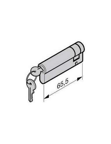 Demi-cylindré profilé 65 mm Hörmann 3045692