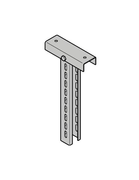 Accessoires de fixation supplémentaires pour suspente de guidage Hörmann 4981415