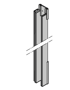 Profilé de guidage en aluminium Hörmann 4980585