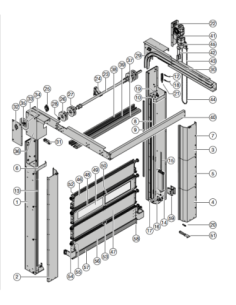 Porte rapide HS 5015 PU H 42