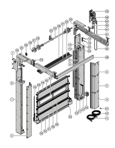 Porte rapide HS 5015 PU H