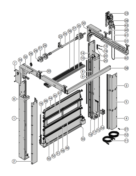 Porte rapide HS 5015 PU H
