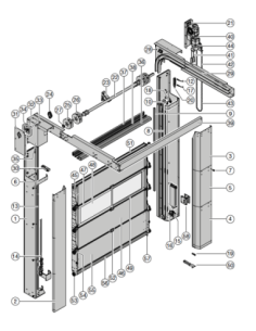 Porte rapide HS 5015 PU H 67