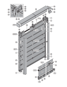 Porte rapide V 9012 L Stacking