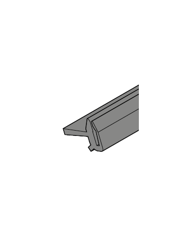 Joint à brosse pour montant latéral Hörmann 157028