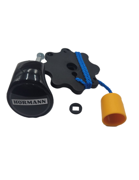 Poignée de porte noire N 80 / F 80 Hörmann 1024001