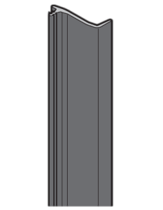 Listel de couverture inférieur pour montant latéral de cadre dormant N 80 / F 80 / EcoStar Hörmann