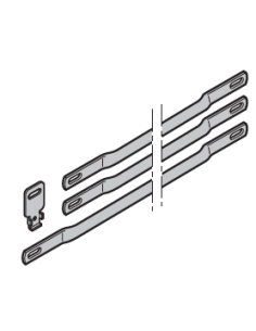 Set de tiges de verrouillage butée de porte avec inversion Hörmann