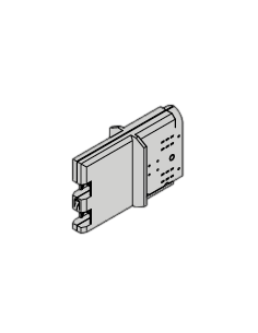 Pièce d'extrémité synthétique pour barrière photoélectrique SE 3 Hörmann 4991052