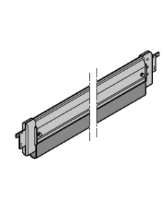 Section basse en aluminium complète Hörmann 4991125