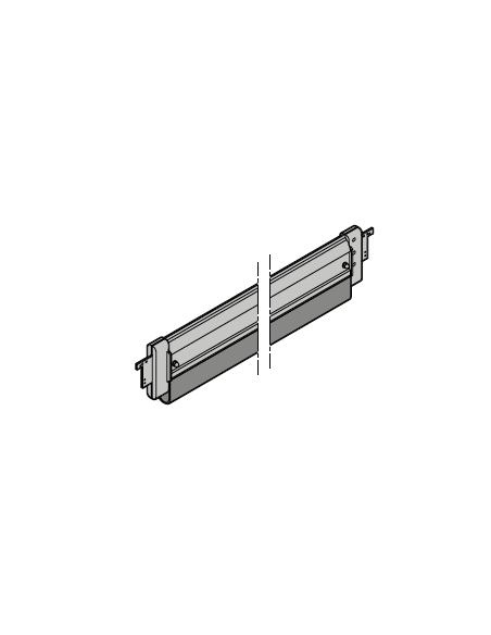Section basse en aluminium complète Hörmann 4981435