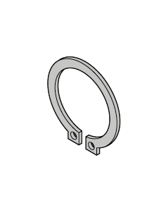 Bague de retenue 1,2 x 25 mm DIN 471 Hörmann 4981340