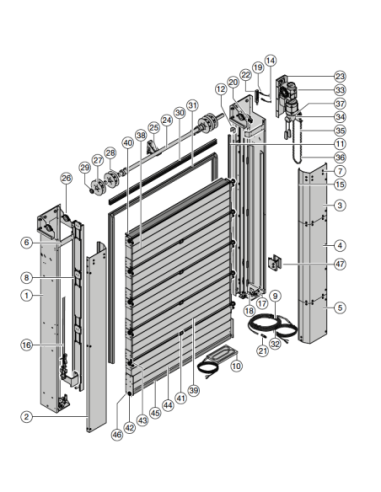 Porte rapide Iso Speed Cold V 100