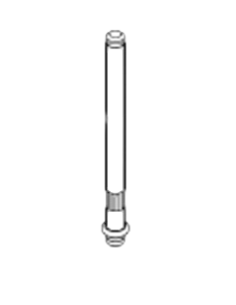 Axe de charnière fraisé Normstahl A330150