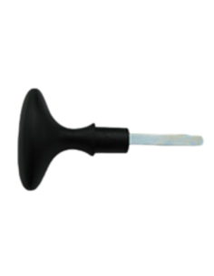 Poignée section serrure noire Normstahl A331400