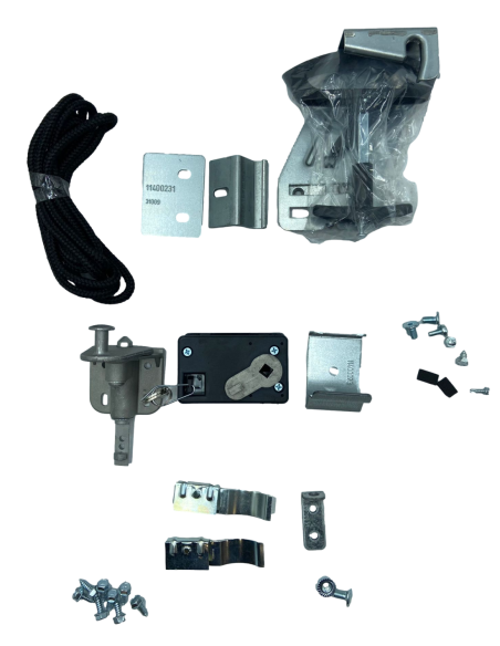 Kit serrure Iso 45 droite Novoferm 10600079