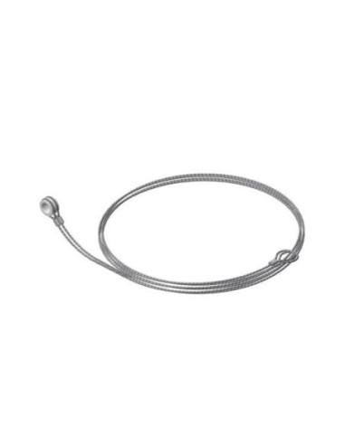 Câble acier double galvanisé universel pour porte de garage avec ressort à tirage ( la paire) HORMANN NOVOFERM