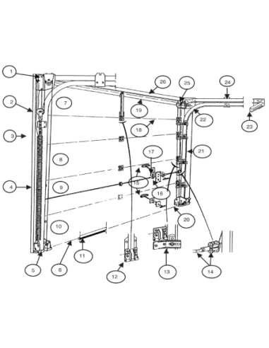 Porte sectionnelle Symphonie Novoferm