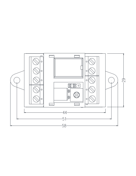 Module temporisation universel 12/24V AC/DC Izyx TM200S