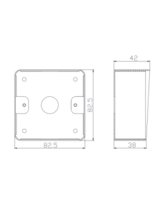 Boîtier pour plaque Izyx SSH200