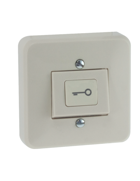 Bouton poussoir ABS avec symbole clé Izyx EXS100K