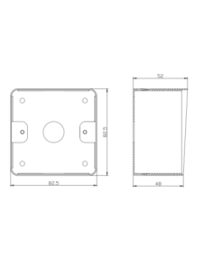 Boîtier pour plaque Izyx SSH202