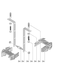 Kit de suspension pour rail Sommer 1646V000