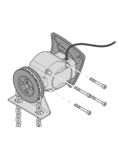 Boîtier pour chaîne manuelle de secours Sommer S10509-00002