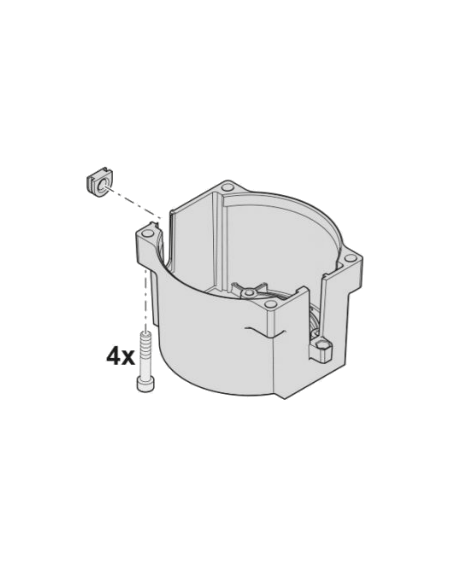 Boîtier pour frein à ressort Sommer S10511-00001
