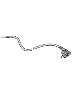 Câble d'alimentation noir 1300 mm H05VV-F Sommer 11035 2