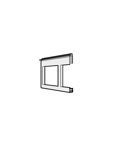 Sections de porte en profilés tubulaires d'aluminium Hörmann