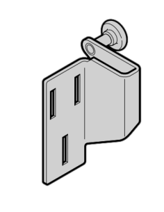 Support galet supérieur types de ferrure L, LD Hörmann RH009 2