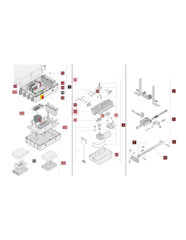 Pièces détachées pour moteur Sommer Tiga 800 SLX, 1100 SLX