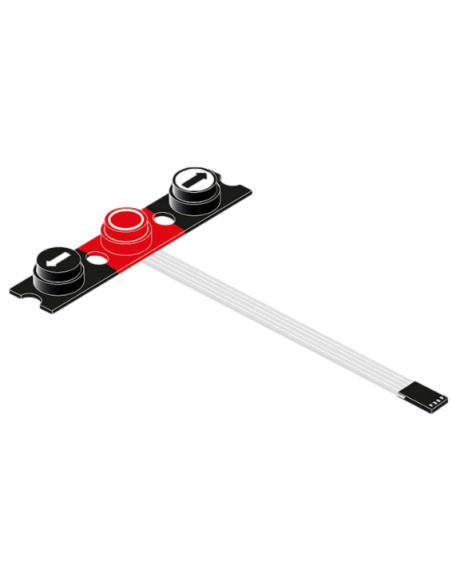 Tapis de boutons-poussoirs à 3 commandes en silicone Sommer S11737-00001