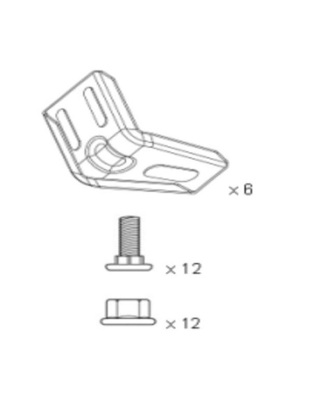 Kit support mural G30/G60 Normstahl K085020