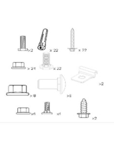 Kit fixation rail 42 mm G60 Normstahl K085150 2