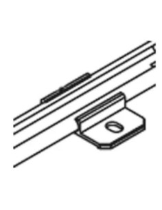 Support pour rail C-Profil central Top-Plus Normstahl N001639-00-00 2