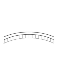 Rail bas courbé Normstahl A372650