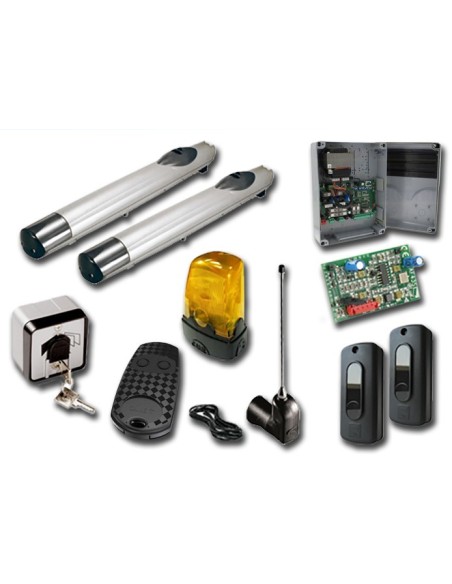 Kit complet motorisation portails battants 24V DC Amico Came 001U6128FR
