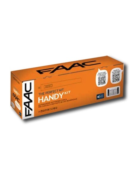 Kit motorisation portails battants 24V DC Handy Kit Perfect Faac 105915FR