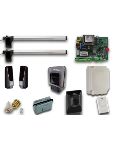 Kit motorisation portails battants 230V AC Eco Kit Green Faac 105632445FR